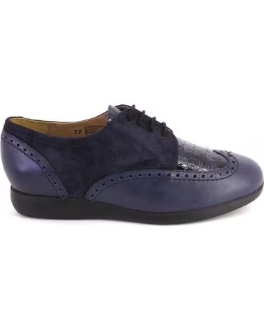 Woman shoes PIESANTO 235540 ZAPATOS CON CORDONES DE MUJER AZUL MARINO PI AZUL MARINO
