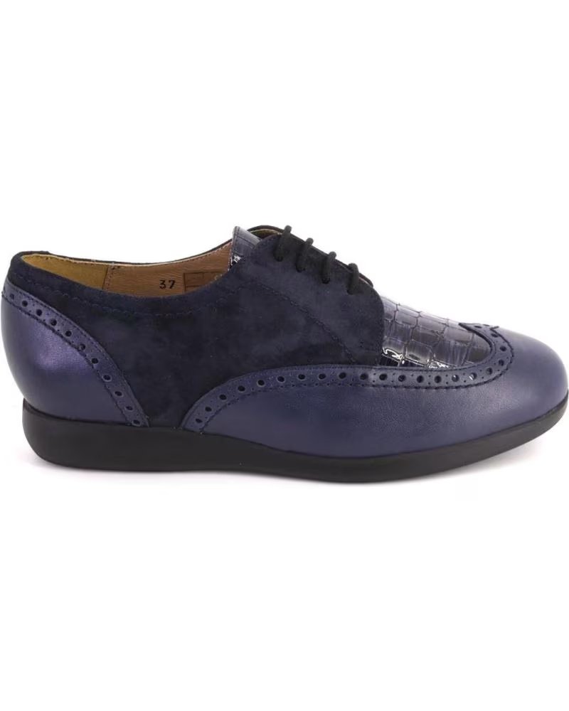 Woman shoes PIESANTO 235540 ZAPATOS CON CORDONES DE MUJER AZUL MARINO PI AZUL MARINO