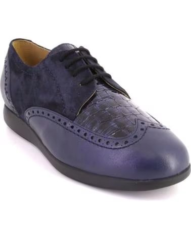 Woman shoes PIESANTO 235540 ZAPATOS CON CORDONES DE MUJER AZUL MARINO PI AZUL MARINO