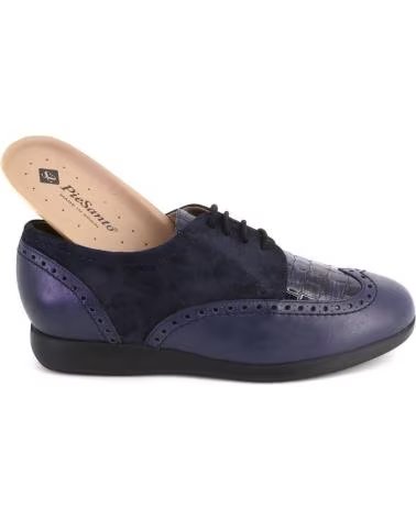 Woman shoes PIESANTO 235540 ZAPATOS CON CORDONES DE MUJER AZUL MARINO PI AZUL MARINO
