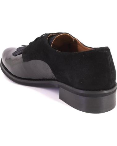 Schuhe für Damen SALONISSIMOS YANERY ZAPATOS CON CORDONES DE MUJER NEGRO