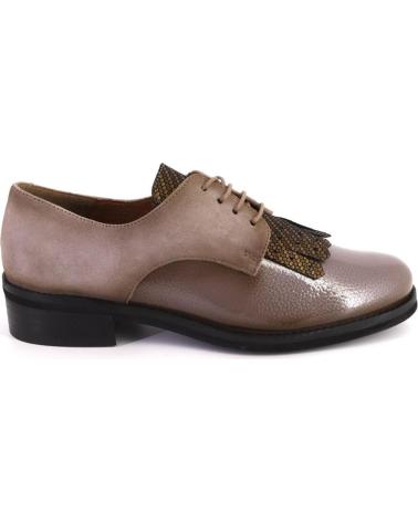 Schuhe für Damen SALONISSIMOS YANERY ZAPATOS CON CORDONES DE MUJER TAUPE