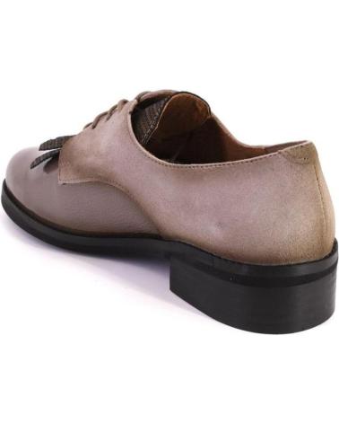 Chaussures pour Femme SALONISSIMOS YANERY ZAPATOS CON CORDONES DE MUJER TAUPE