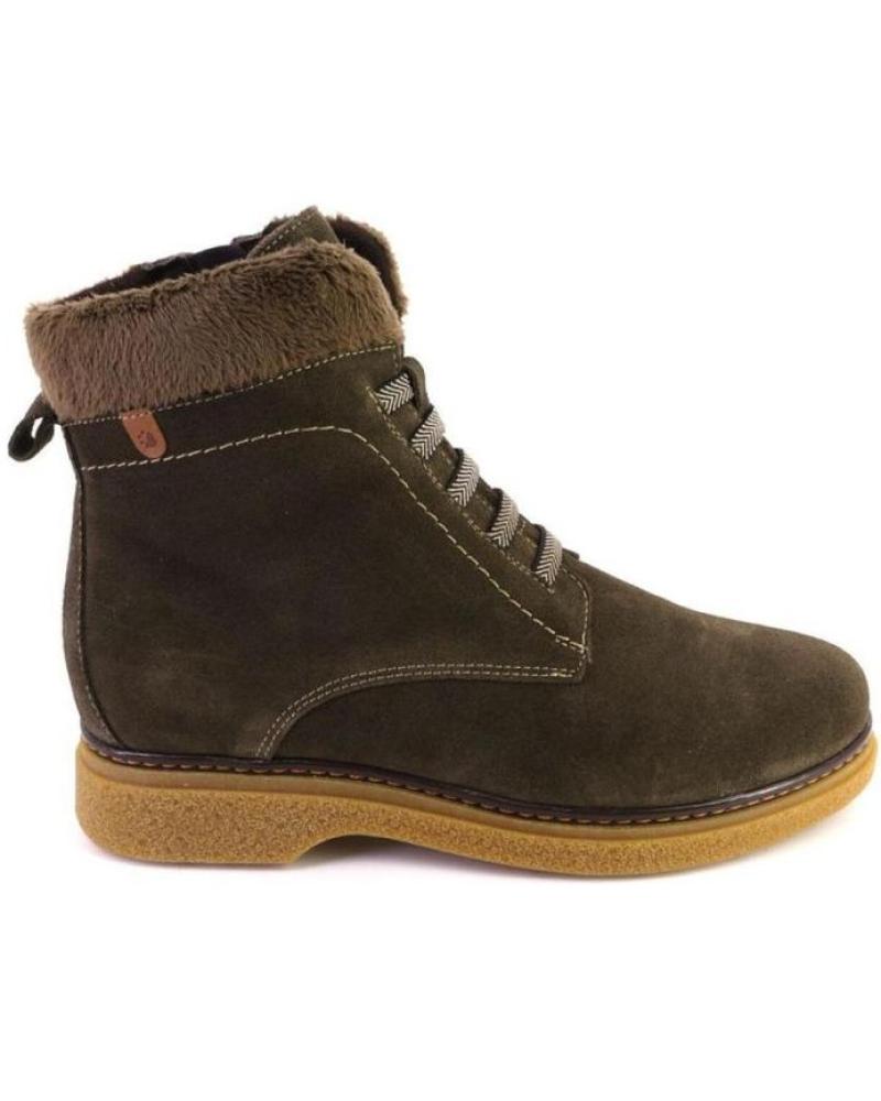 Botins de Mulher VALERIAS 1607 BOTINES DE MUJER KAKI ANTE SERRAJE KAKI