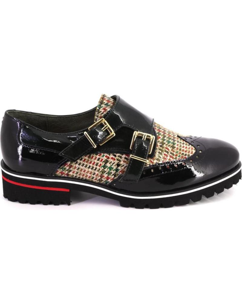 Zapatos de Mujer NIVAL TERESA ZAPATOS DE MUJER PIEL NEGRO Y VERDE
