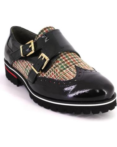 Zapatos de Mujer NIVAL TERESA ZAPATOS DE MUJER PIEL NEGRO Y VERDE
