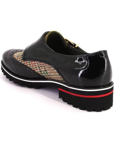 Zapatos de Mujer NIVAL TERESA ZAPATOS DE MUJER PIEL NEGRO Y VERDE