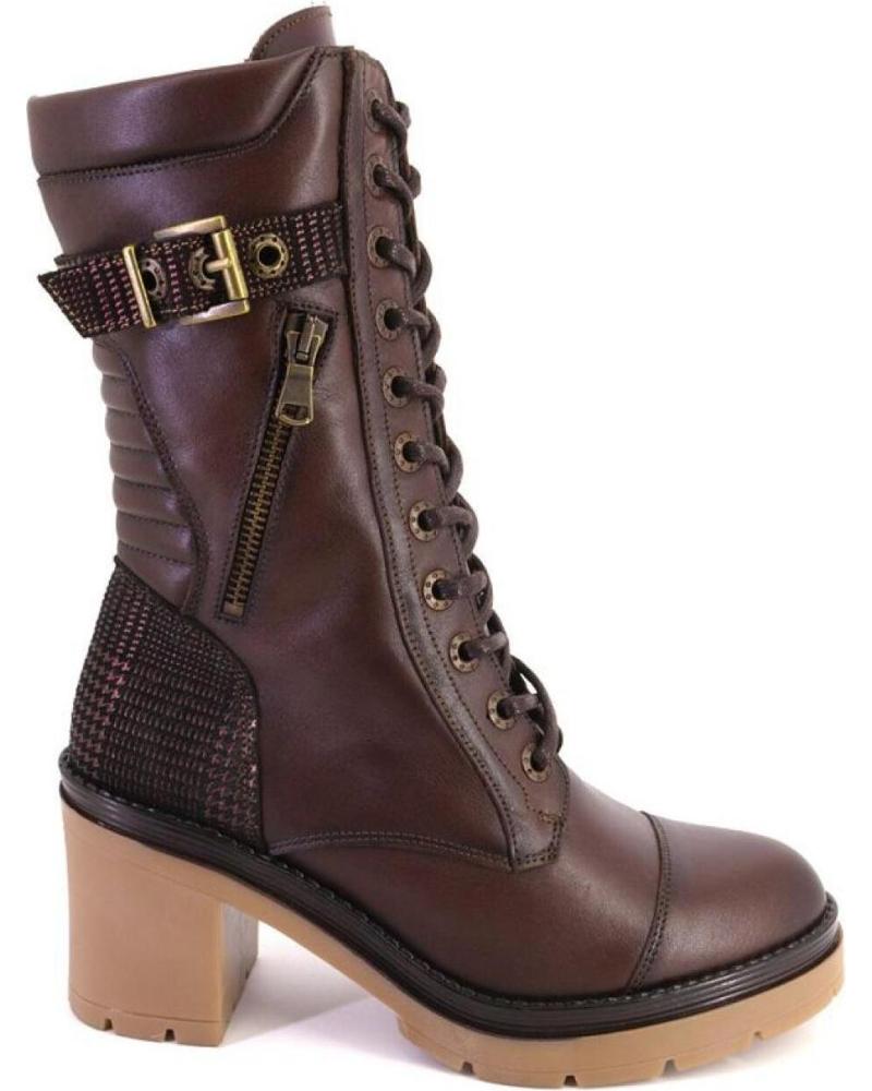 Stivali per Donna NIVAL HONDA BOTAS DE MUJER MARRON PIEL MARRON