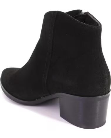 Stivaletti per Donna KAOLA 3050SERRAJE BOTINES DE MUJER NEGRO ANTE SERRAJE NEGRO