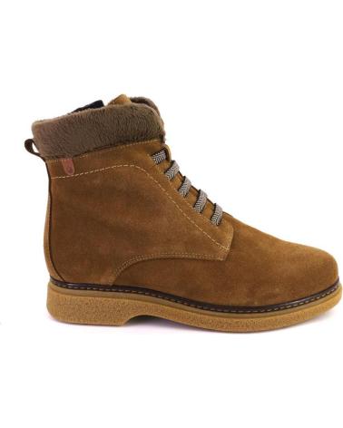 Stiefel für Damen VALERIAS 1607 BOTINES DE MUJER ANTE SERRAJE TAUPE