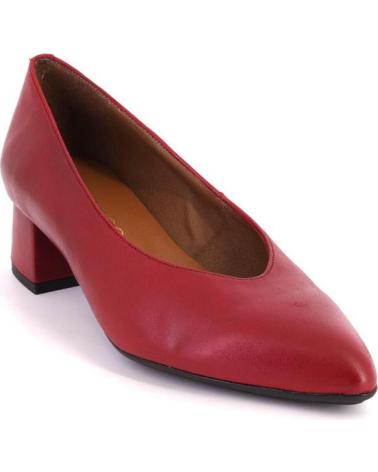 Woman shoes BARMINTON 6031 ZAPATOS DE MUJER PLOMO PIEL BURDEOS