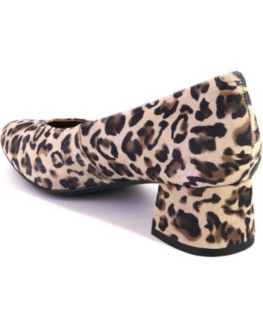 Chaussures pour Femme BARMINTON 6031 ZAPATOS DE MUJER PLOMO PIEL LEOPARDO
