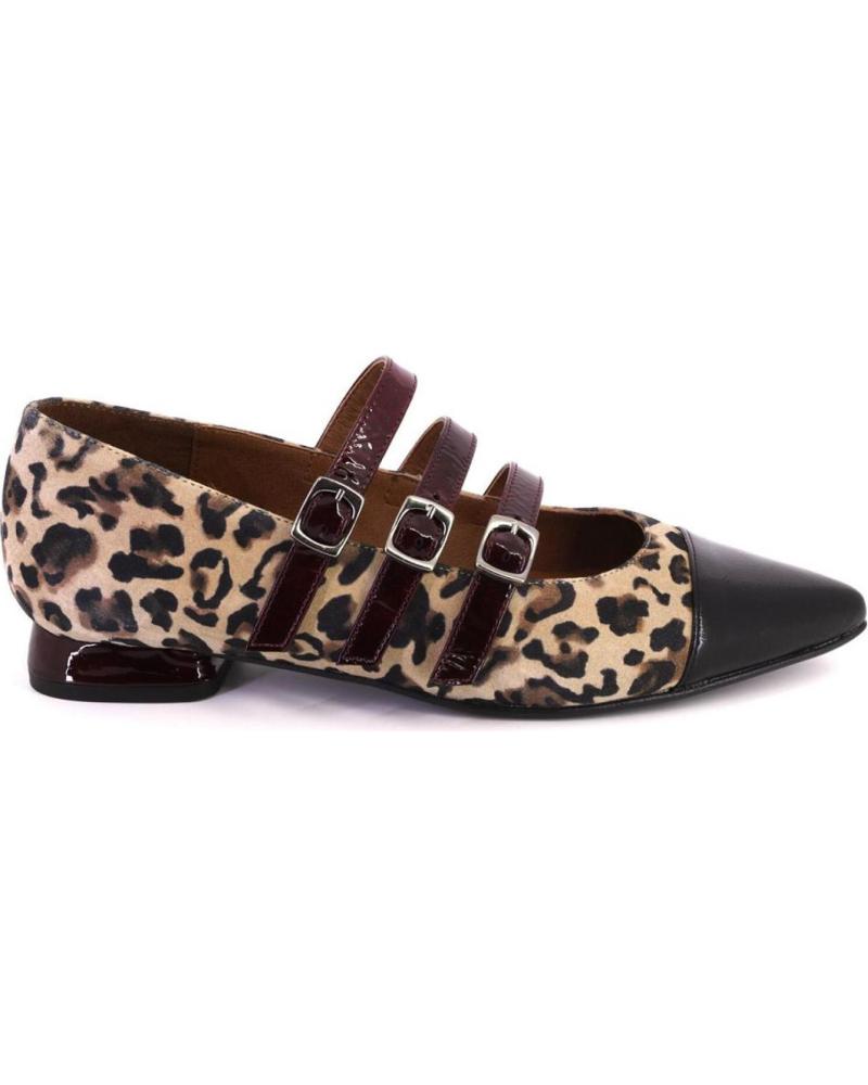 Zapatos de Mujer BARMINTON 13511 ZAPATOS DE MUJER ANTE SERRAJE LEOPARDO