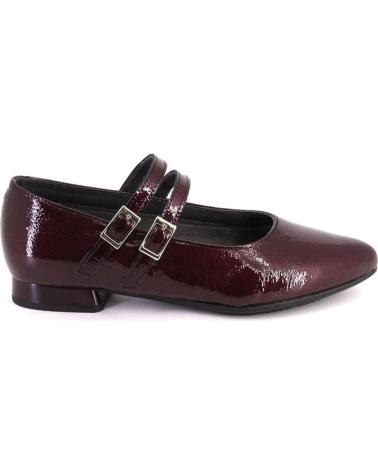 Scarpe per Donna PITILLOS 10140 MARY JANES DE MUJER NEGRO BURDEOS