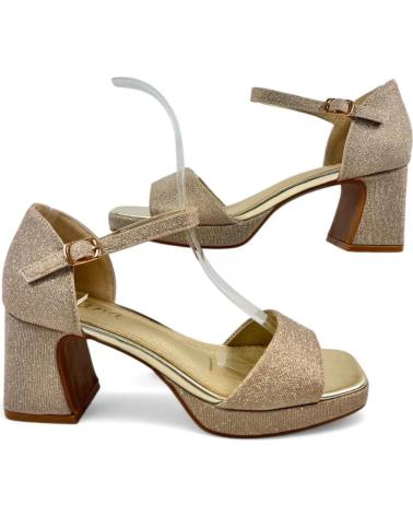 Sandales pour Femme TIMBOS SANDALIA TACON FIESTA PLATAFORMA MUJER ORO 130795 AMARILLO