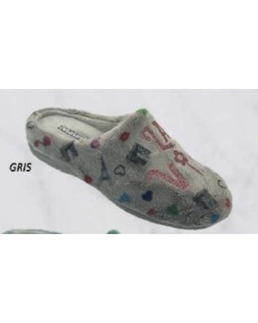 ZAPATILLAS DE CASA DEVALVERDE 6069 GRISES PARA MUJER GRIS