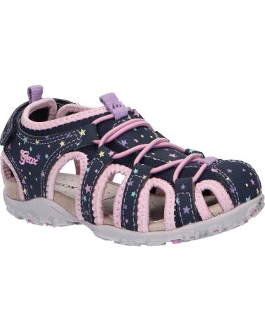 girl Sandals GEOX J25D9A 01550 J ROXANNE C0694 NAVY-PINK