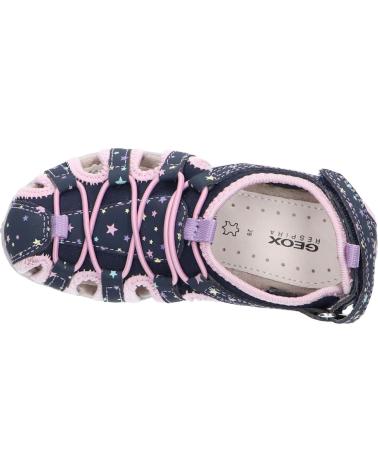 girl Sandals GEOX J25D9A 01550 J ROXANNE C0694 NAVY-PINK