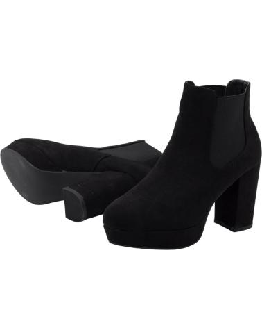 Botins de Mulher PASTOR BOTINES DE MUJER 17-169 EN NEGRO