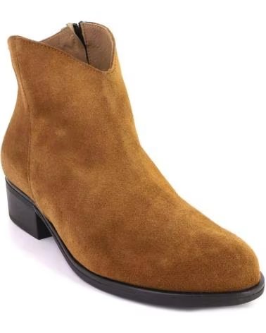 Botines de Mujer  KAMINA 1426 BOTINES DE MUJER ANTE SERRAJE CUERO