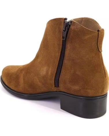 Botines de Mujer  KAMINA 1426 BOTINES DE MUJER ANTE SERRAJE CUERO