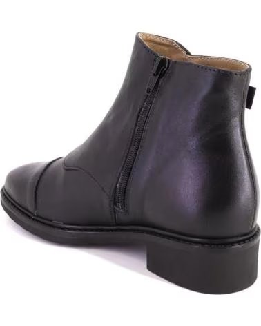 Botins de Mulher  KAMINA 20242 BOTAS DE MUJER ANTE SERRAJE NEGRO