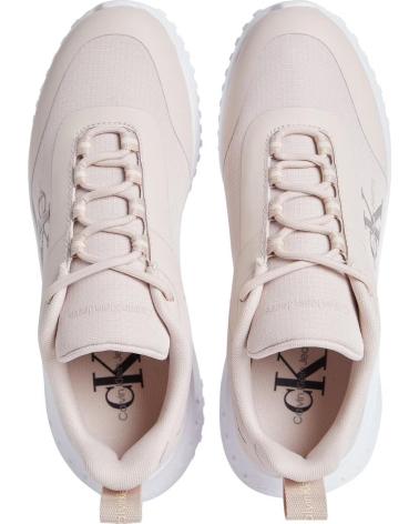 Deportivas de Mujer CALVIN KLEIN EVA RUNNER LOW LACE MIX ML WN ROSA