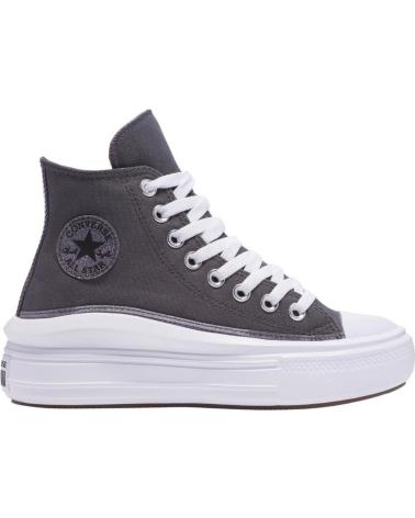 Esportes  de Mulher CONVERSE A11115C CHUCK TAYLOR ALL STAR MOVE GLITTER DARK MATTER-BLACK-WHITE