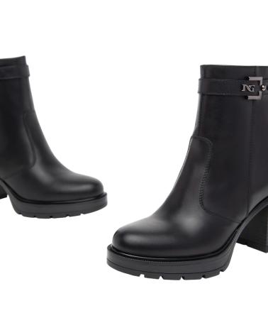 Botins de Mulher NERO GIARDINI GUANTO TR PONZA 8333 I411853D NEGRO