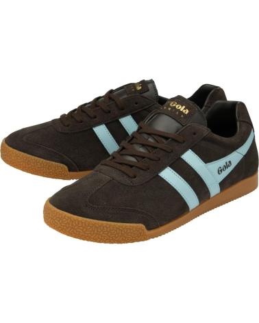 Sneaker für Herren und Junge GOLA ZAPATILLAS--CMA192-HARRIER- DARK BROWN-PALE BLUE