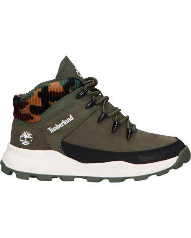 girl and boy boots TIMBERLAND TB0A2GV6 BROOKLYN EURO SPRINT A581 LEAF GREEN