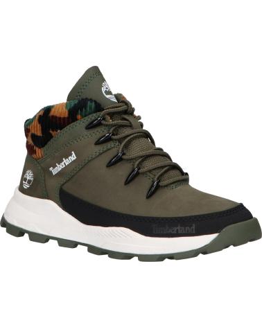 girl and boy boots TIMBERLAND TB0A2GV6 BROOKLYN EURO SPRINT A581 LEAF GREEN