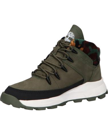 girl and boy boots TIMBERLAND TB0A2GV6 BROOKLYN EURO SPRINT A581 LEAF GREEN