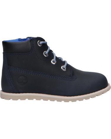 girl and boy boots TIMBERLAND TB0A2N9N POKEY PINE MID LACE UP 0191 NAVY