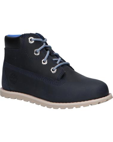 girl and boy boots TIMBERLAND TB0A2N9N POKEY PINE MID LACE UP 0191 NAVY