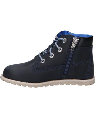 girl and boy boots TIMBERLAND TB0A2N9N POKEY PINE MID LACE UP 0191 NAVY