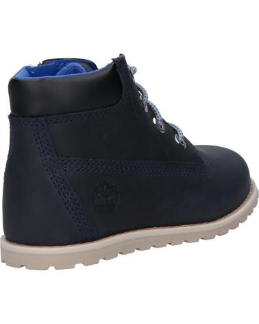 girl and boy boots TIMBERLAND TB0A2N9N POKEY PINE MID LACE UP 0191 NAVY