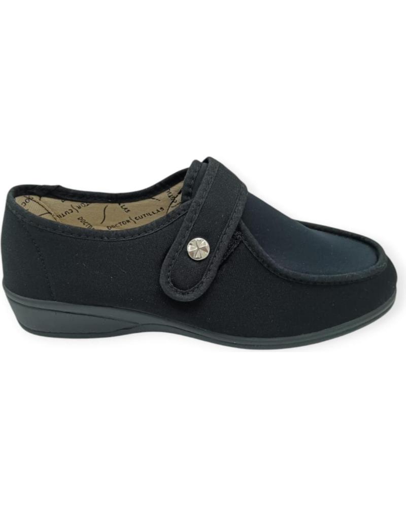 Sapatos de Mulher D`CUTILLAS ZAPATILLA NEGRA VELCRO DOCTOR CUTILLAS 746 VARIOS COLORES