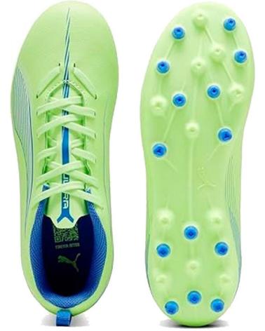 Esportes  de Menina e Menino PUMA BOTAS DE FUTBOL ULTRA 5 PLAY JR MG 107911-03 VERDE