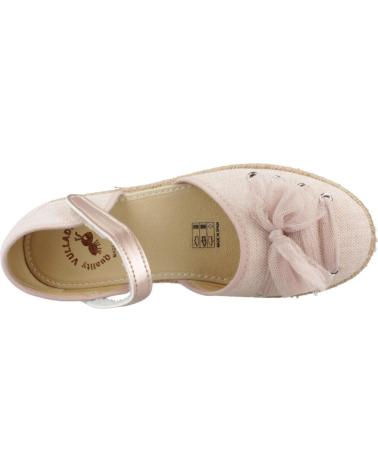 Ballerinas für Mädchen VUL-LADI ZAPATOS NINA VULLADI MODELO CARLA COLOR ROSA MAQUILLAJE