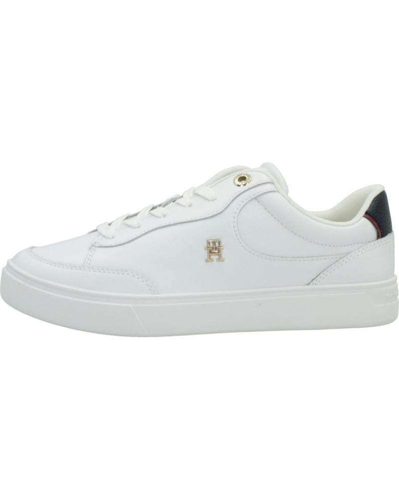 Sportivo per Donna TOMMY HILFIGER ZAPATILLAS ESSENTIAL CHIC COURT SNAEKER RWB B BLANCO