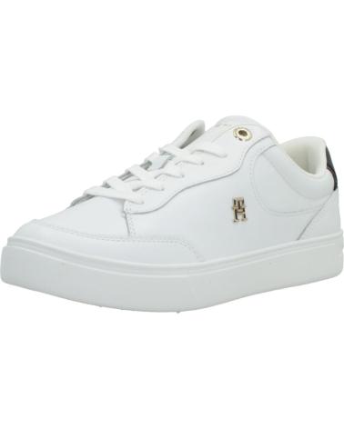 Sportivo per Donna TOMMY HILFIGER ZAPATILLAS ESSENTIAL CHIC COURT SNAEKER RWB B BLANCO
