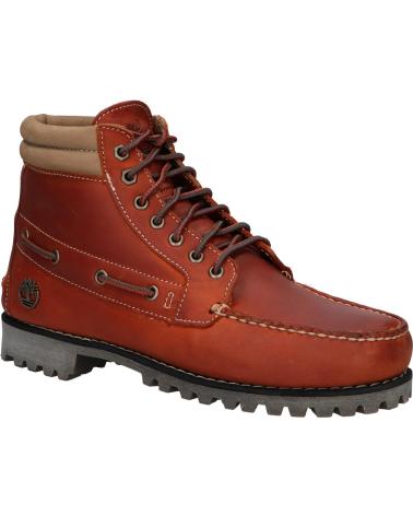 Botas de Homem TIMBERLAND TB0A2N4C AUTHENTIC MID LACE UP EJD1 MEDIUM ORANGE