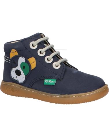 Botines de Niño KICKERS 947592-10 KICKBILLISTA 103 MARINE CHIEN