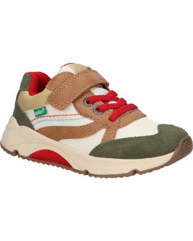 Esportes  de Menino KICKERS 959952-30 RUNRUN 203 KAKI CAMEL ROUG