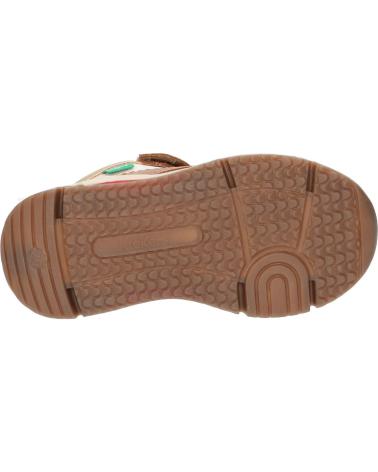 Esportes  de Menino KICKERS 959952-30 RUNRUN 203 KAKI CAMEL ROUG
