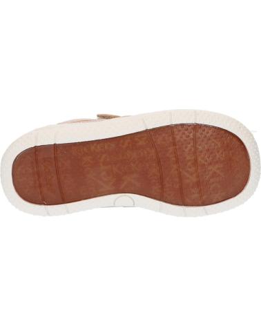 Esportes  de Menina KICKERS 972510-10 KICKBROWNIE 113 BEIGE SAUMON