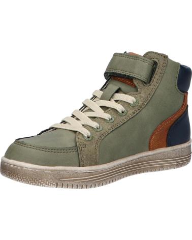 Bottines pour Garçon KICKERS 972722-30 LOLASTIC 203 KAKI ORANGE
