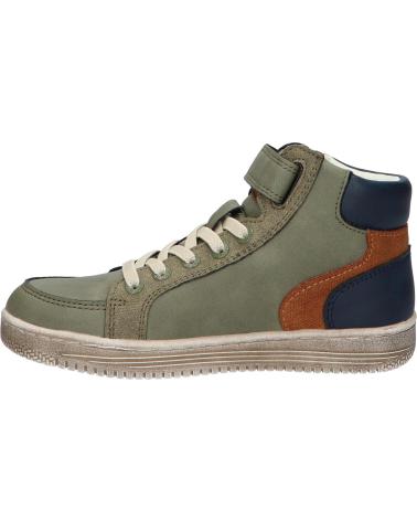 Bottines pour Garçon KICKERS 972722-30 LOLASTIC 203 KAKI ORANGE