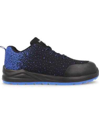 Zapatos de Hombre y Mujer PAREDES ZAPATOS DE SEGURIDAD TEJIDO ALTA RESISTENCIA LASER AZUL AZUL
